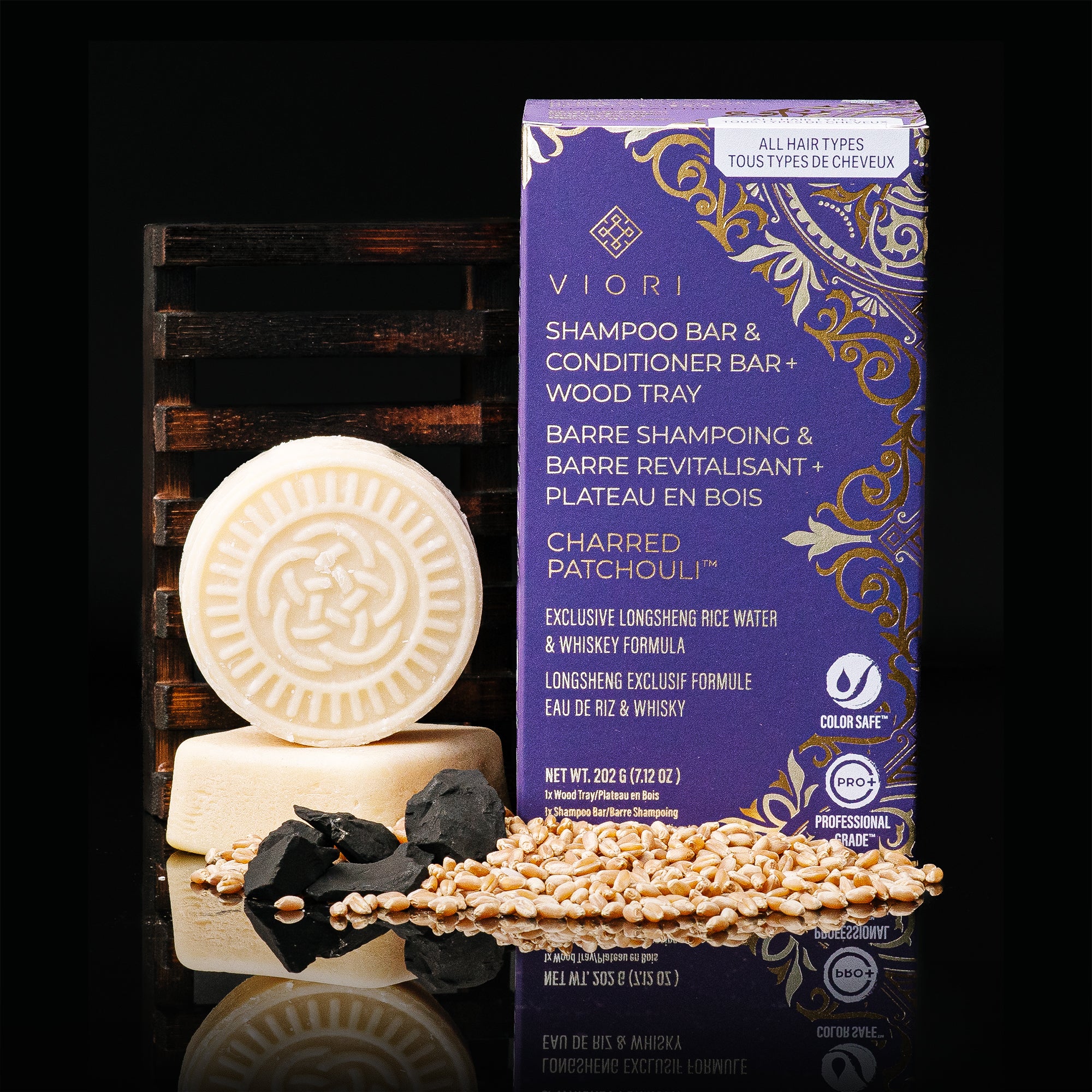 Men's Shampoo + Conditioner + Wood Bar Holder Bundle - Image 3